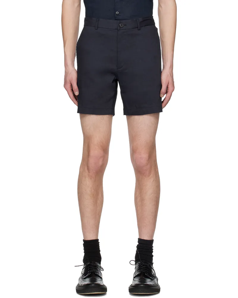 Theory Navy Curtis Shorts Space