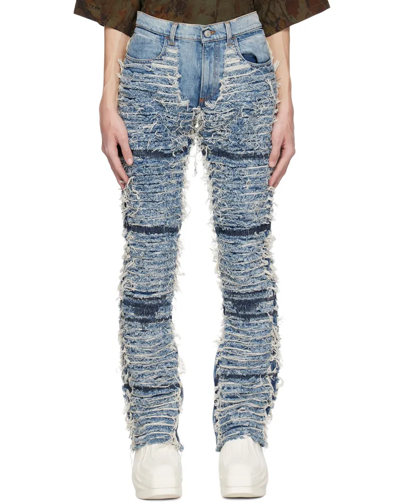 1017 ALYX 9SM Blue Blackmeans Edition Jeans Blu0004