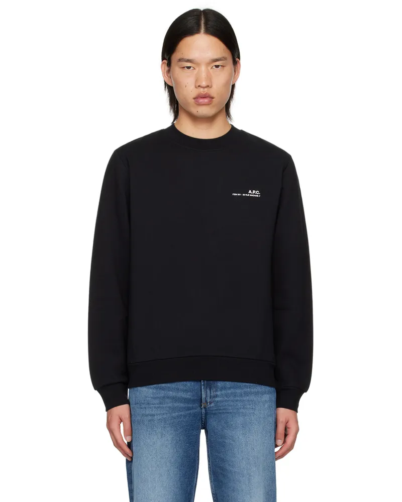 A.P.C. Black Standard Item Sweatshirt Noir