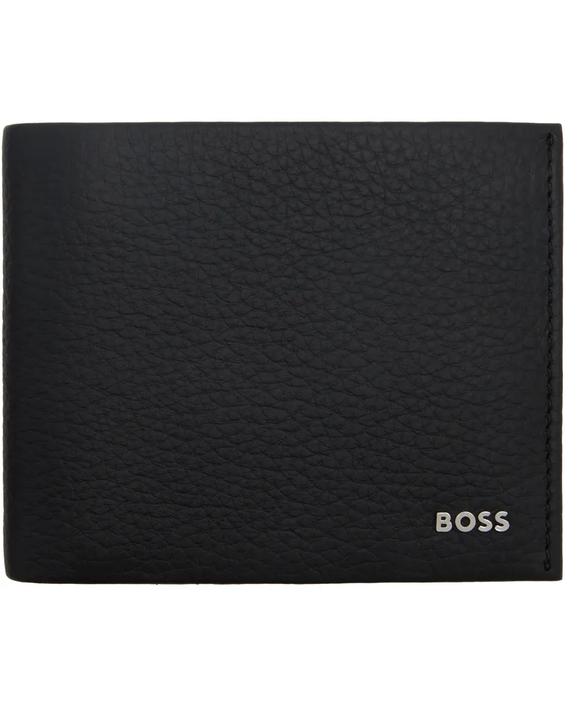 HUGO BOSS Black Folding Logo Lettering Wallet 001-black