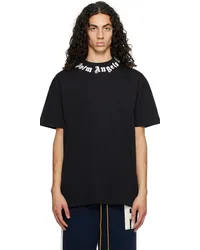 Palm Angels Black Printed T-Shirt Black