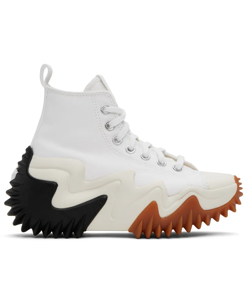Converse White Run Star Motion High Top Sneakers White