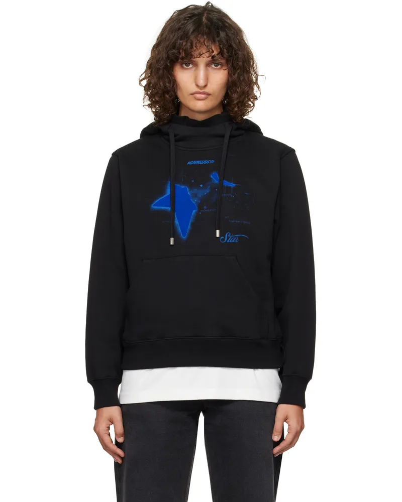 Adererror Black Product. 35 Hoodie Noir