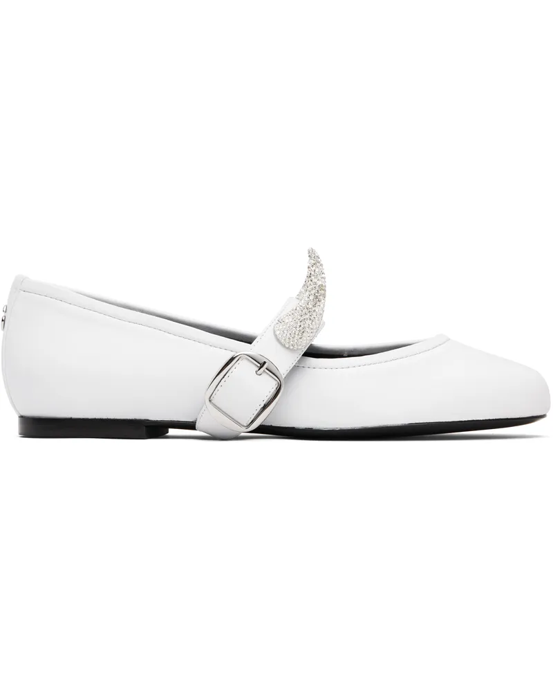 COPERNI White Disney Horn Ballerina Flats White-silver