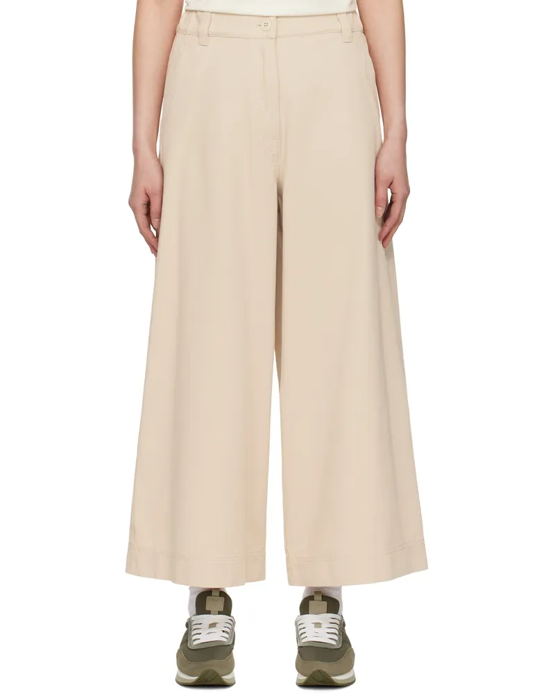 Max Mara Beige Disco Trousers 001