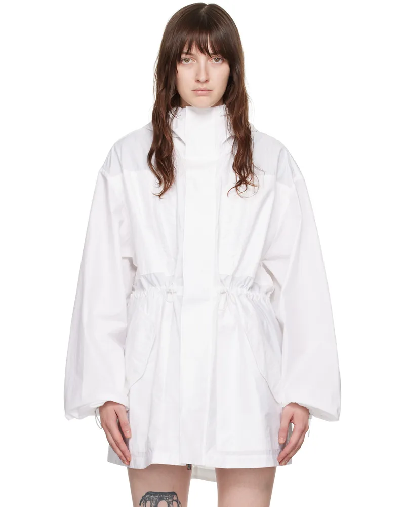 WARDROBE.NYC White Resort Parka Jacket White