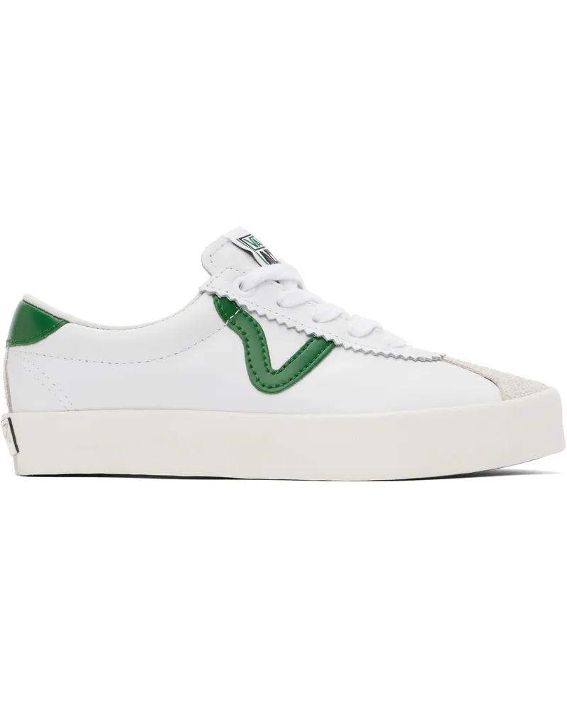 Vans White Premium Sport Low 73 Sneakers Green