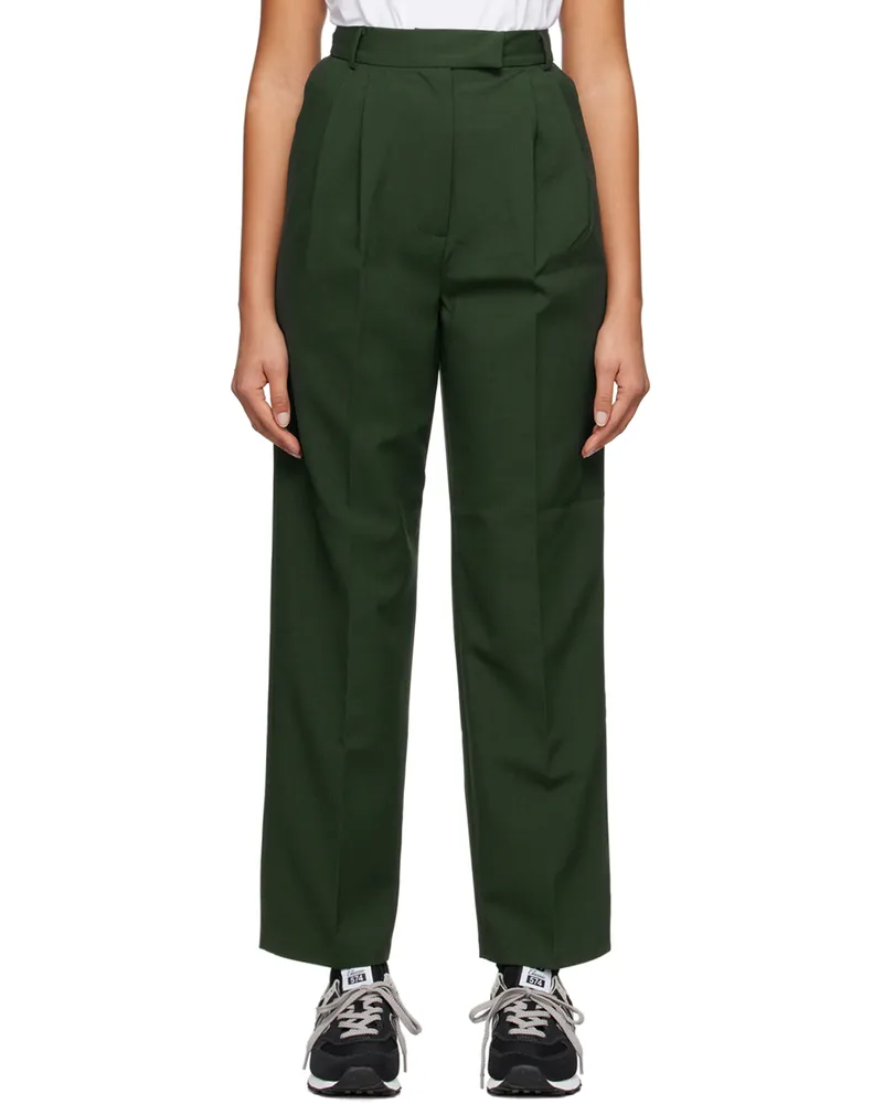 FRANKIE Shop Green Bea Trousers Forest