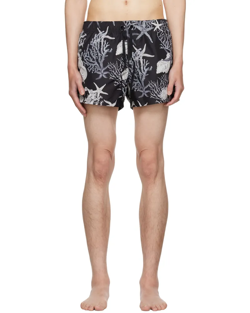 Versace Black Barocco Sea Swim Shorts 5bc70-black+concret