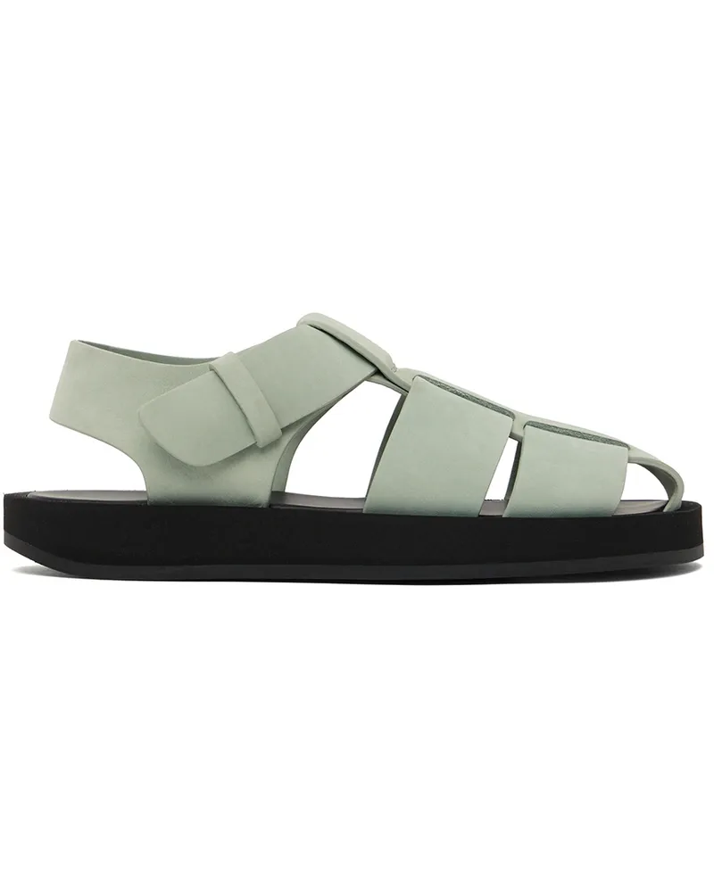 The Row Kids Gray Fisherman Sandals Acq