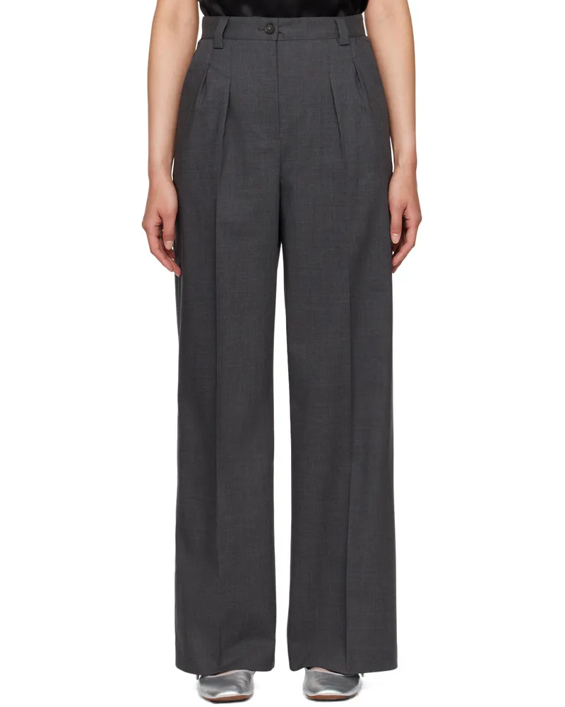 A.P.C. Gray Tressie Trousers Laa
