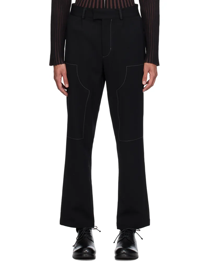 Soulland Black Emery Trousers Black
