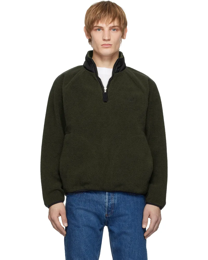 A.P.C. Khaki Island Brodé Sweatshirt Jaa