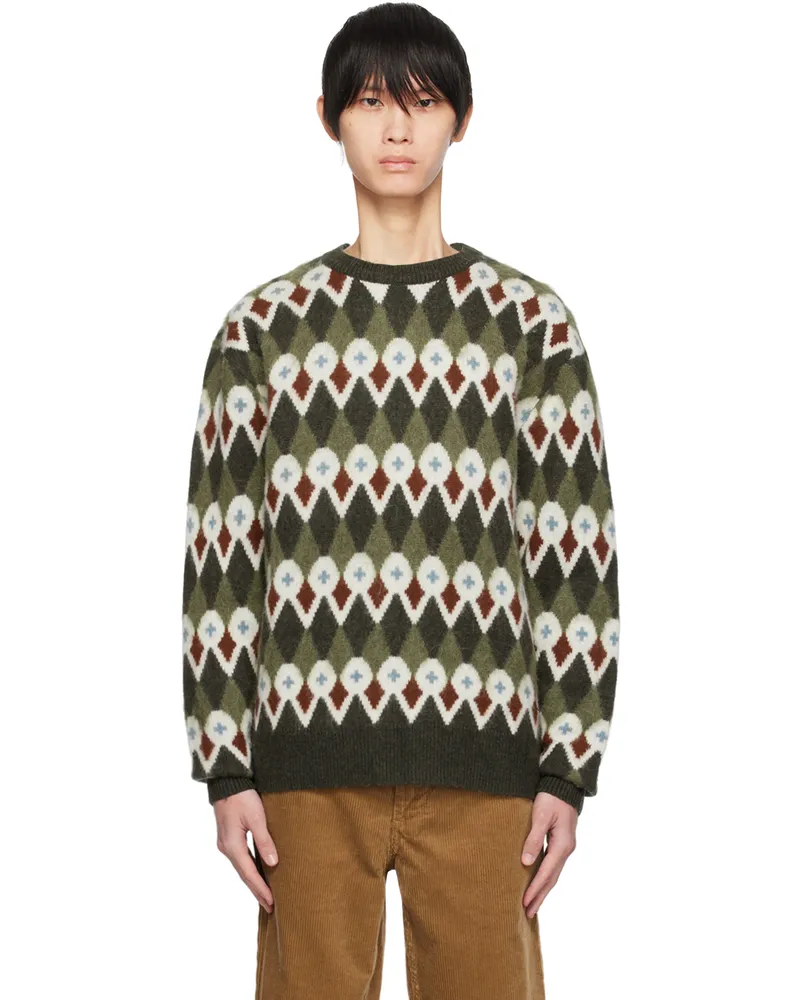 Norse Projects Khaki Rune Sweater Ivy