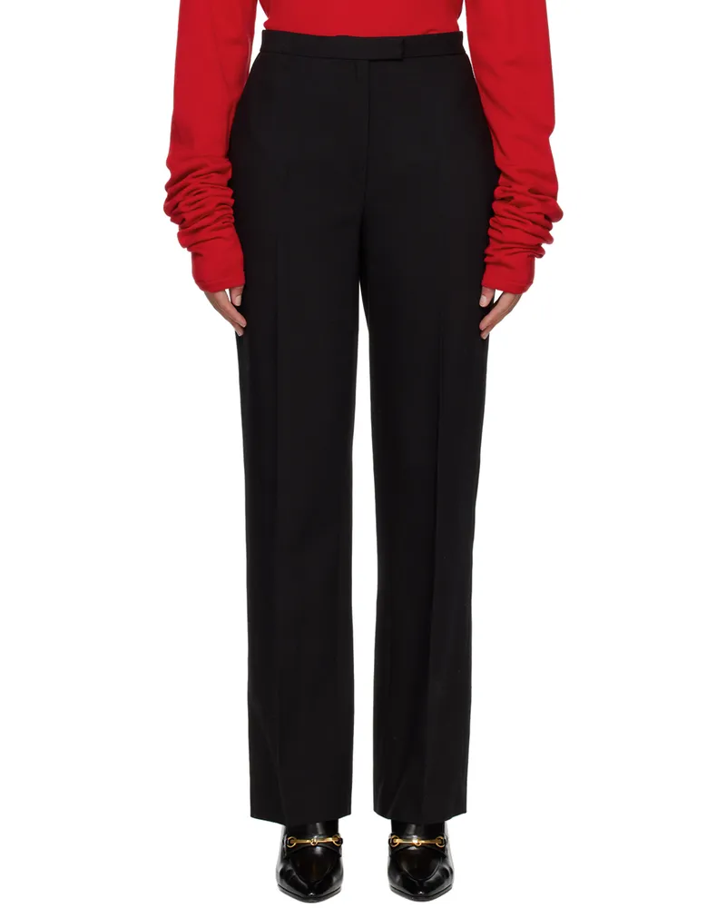 The Row Black Elia Trousers Blk