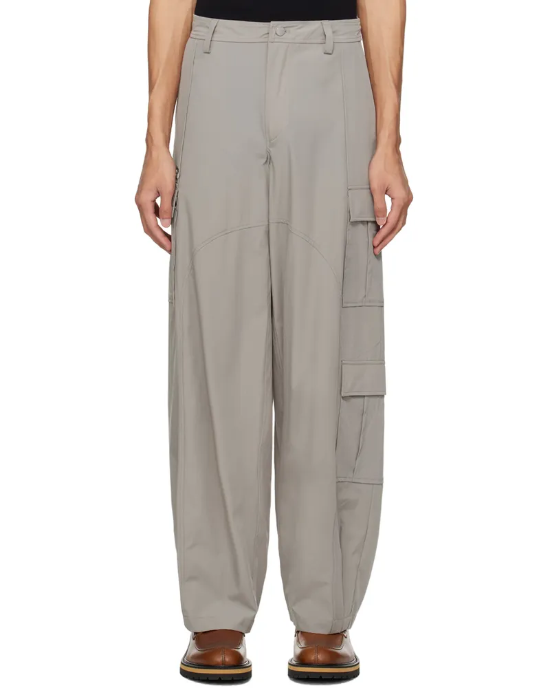Han Kjøbenhavn Gray Pocket Cargo Pants Mist