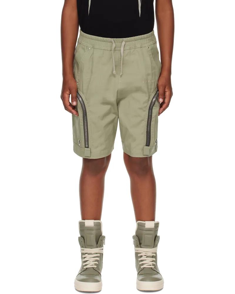 Rick Owens Kids Khaki Hollywood Bauhaus Shorts 1508