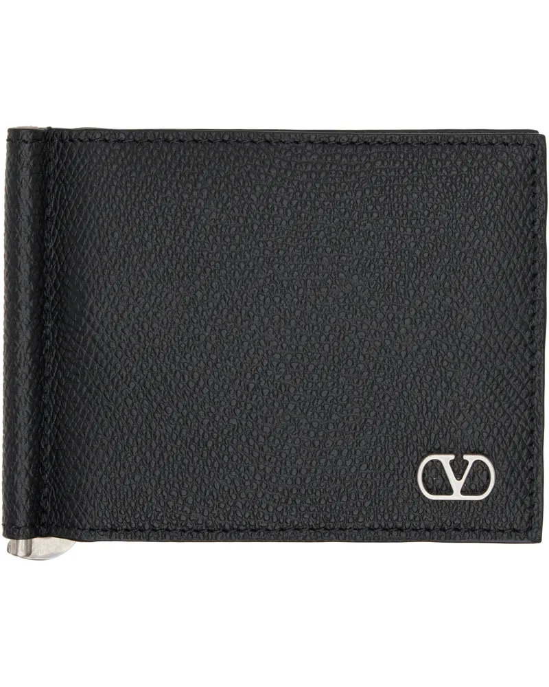 Valentino Garavani Black VLogo Signature Bifold Wallet 0no