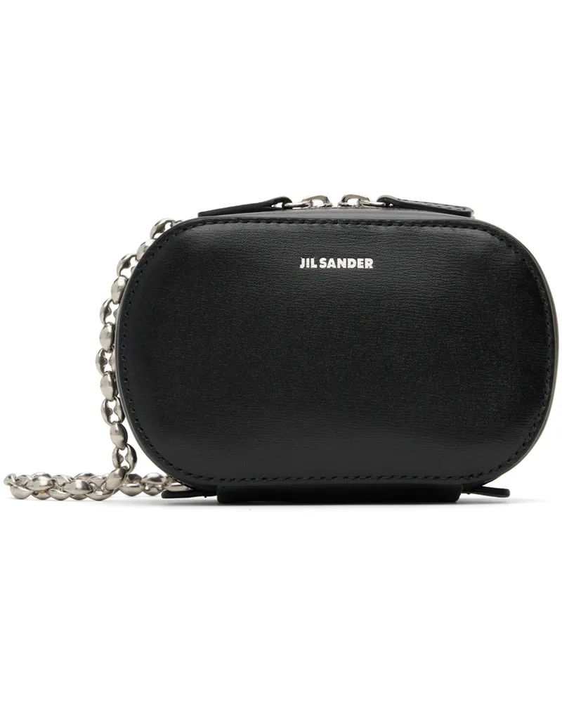 Jil Sander Black Mini Chain Bag 001