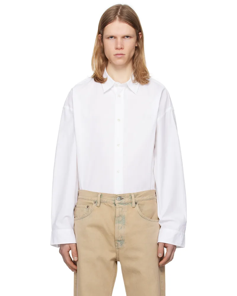 Acne Studios White Button-Up Shirt