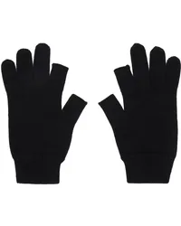 Rick Owens Black Porterville Touchscreen Gloves Black