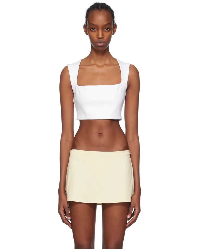 GUIZIO White Celestial Tank Top White