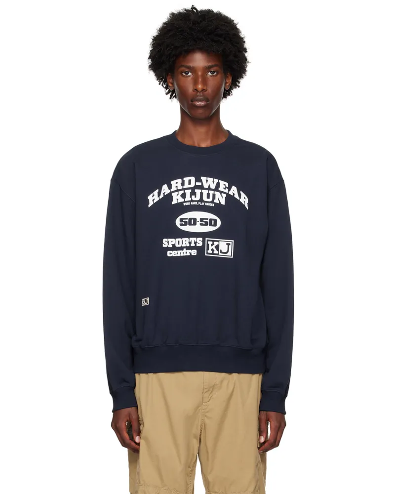 Kijun Navy 'Hard-Wear' Sweatshirt Navy