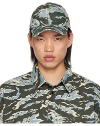 Acne Studios Multicolor Printed Cap Ahj