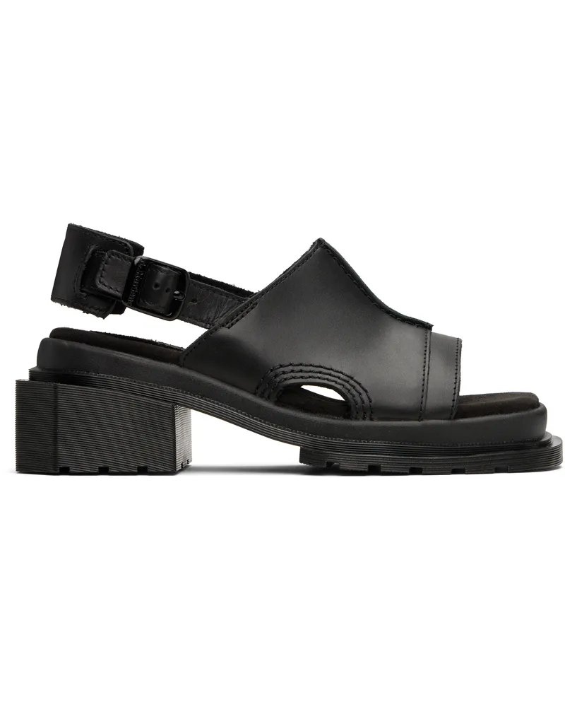 Dr.Martens Black Maybole Open Toe Mules Black