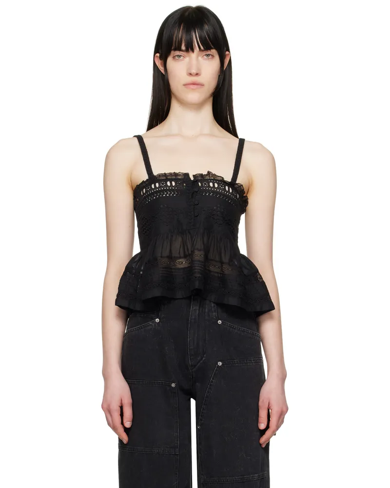 Étoile Isabel Marant Black Denys Tank Top Black