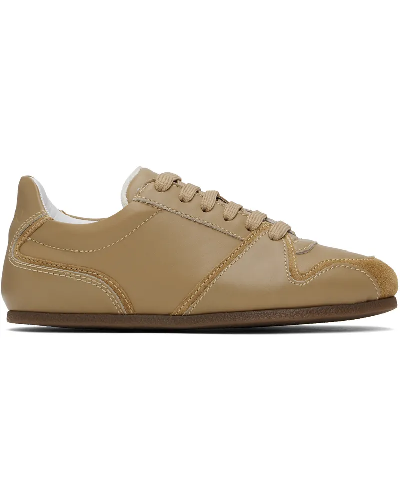 Moschino Taupe Tennis Sneakers 10b