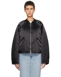 STAND Black Petula Bomber Jacket Black