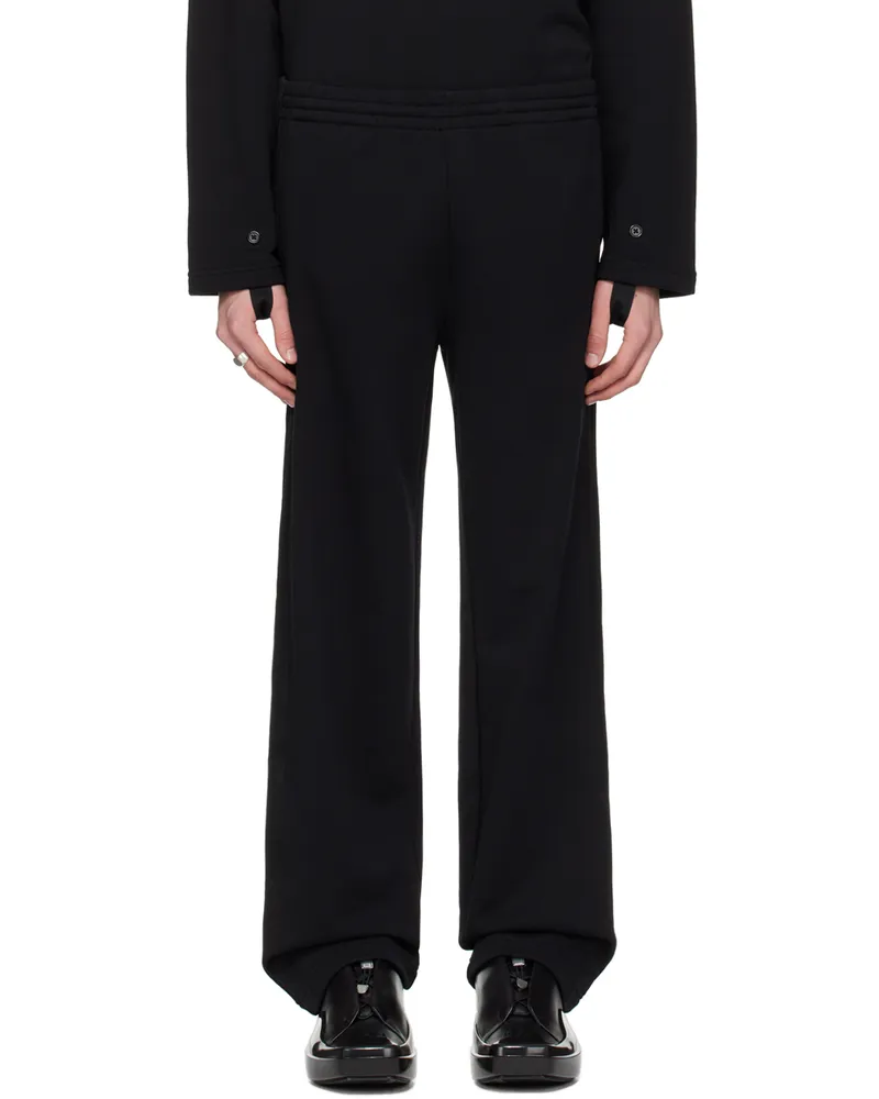Helmut Lang Black Seatbelt Sweatpants Black