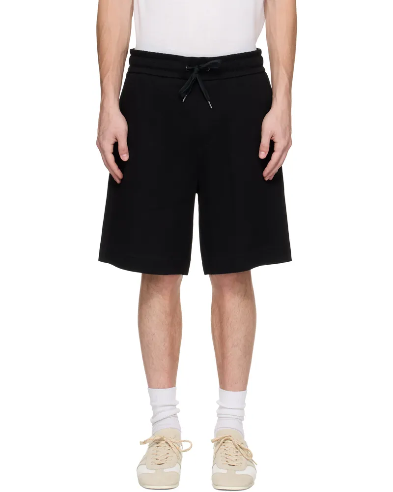 HUGO BOSS Black Drawstring Shorts 001-black