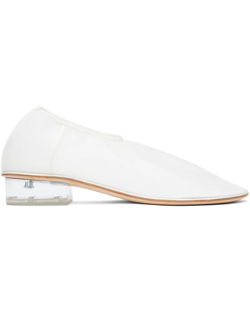 Studio Amelia White Vestige Ballerina Flats Wht