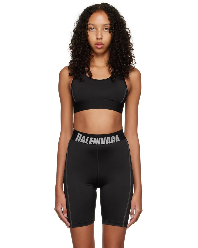Balenciaga Black Sporty Bra 1062