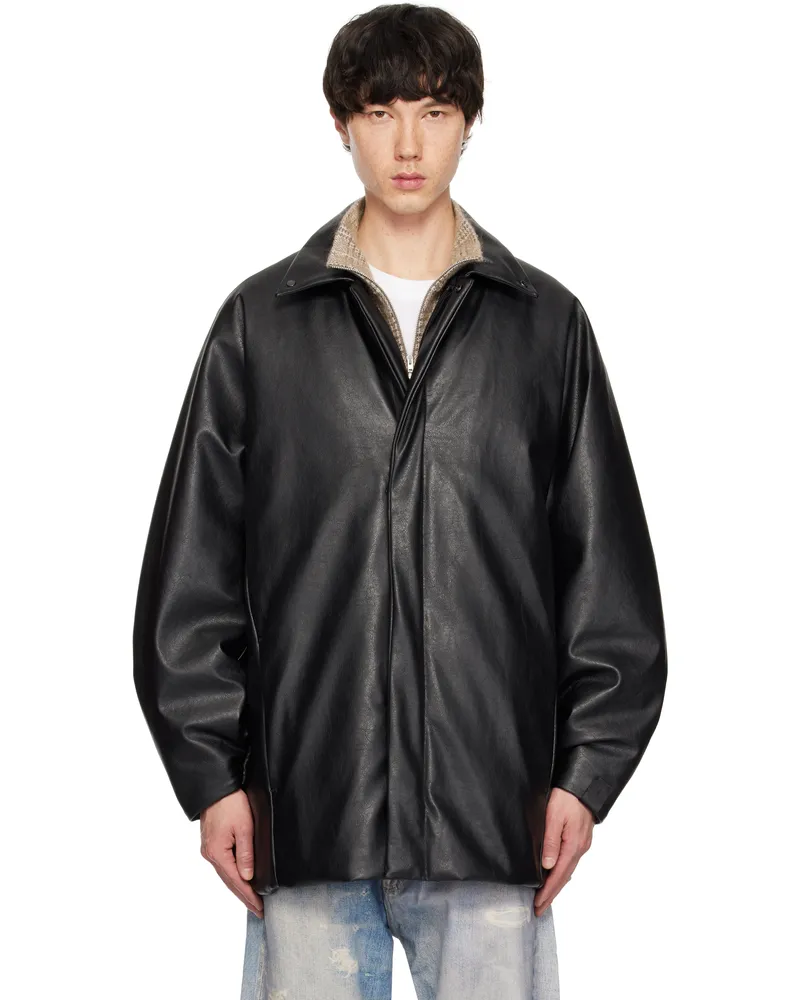N.HOOLYWOOD Black Balcamaan Jacket Black