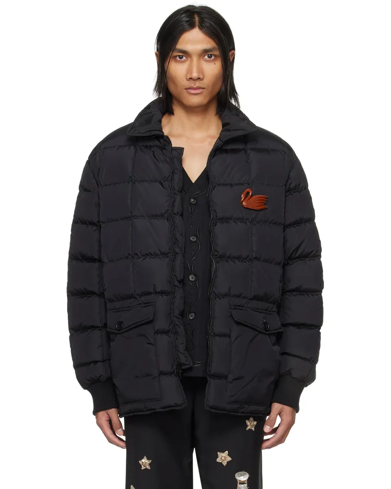 BODE Black Seattle Down Jacket Black