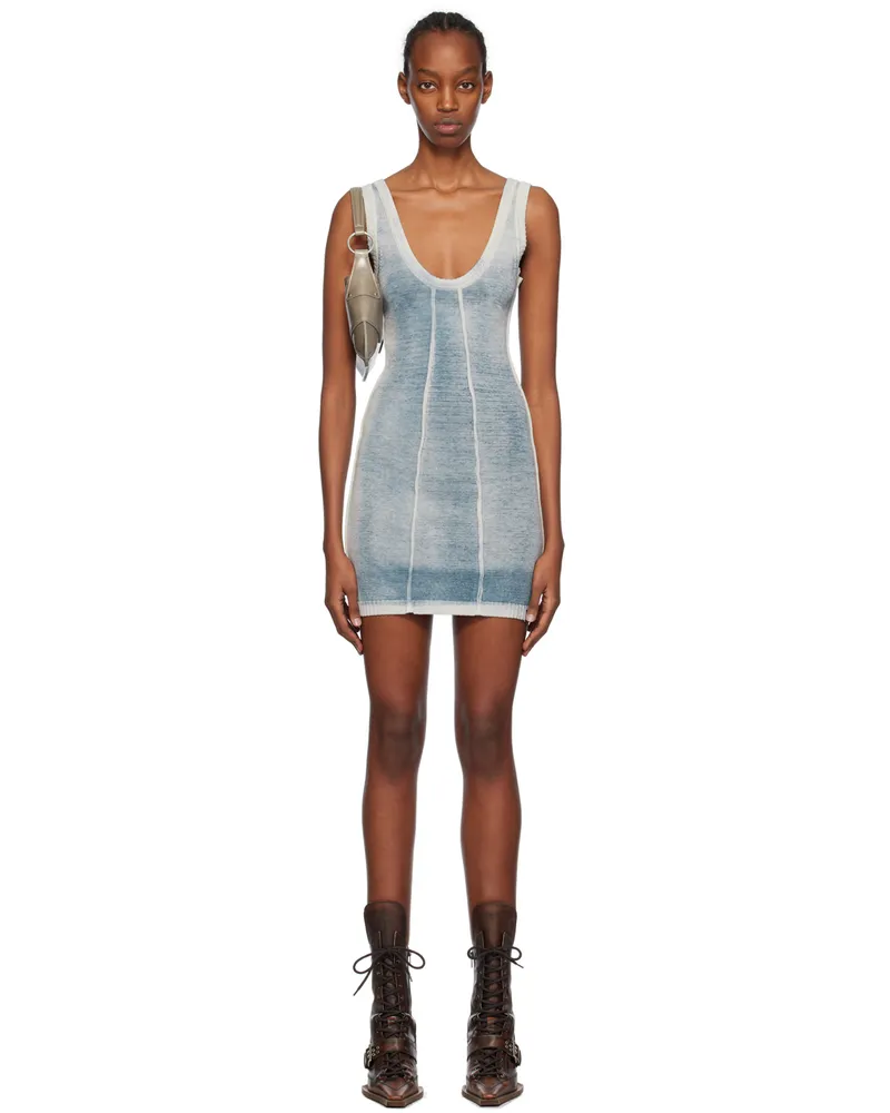 Charlotte Knowles Blue Enyo Minidress Petrol