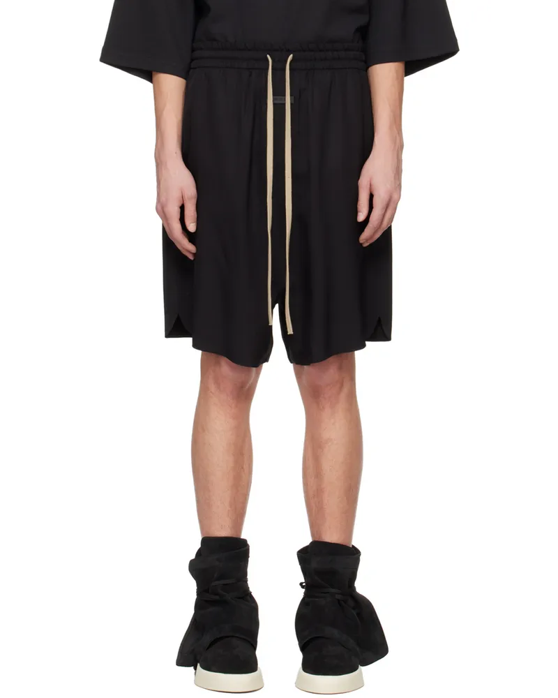 Fear of God Black Relaxed Shorts Black