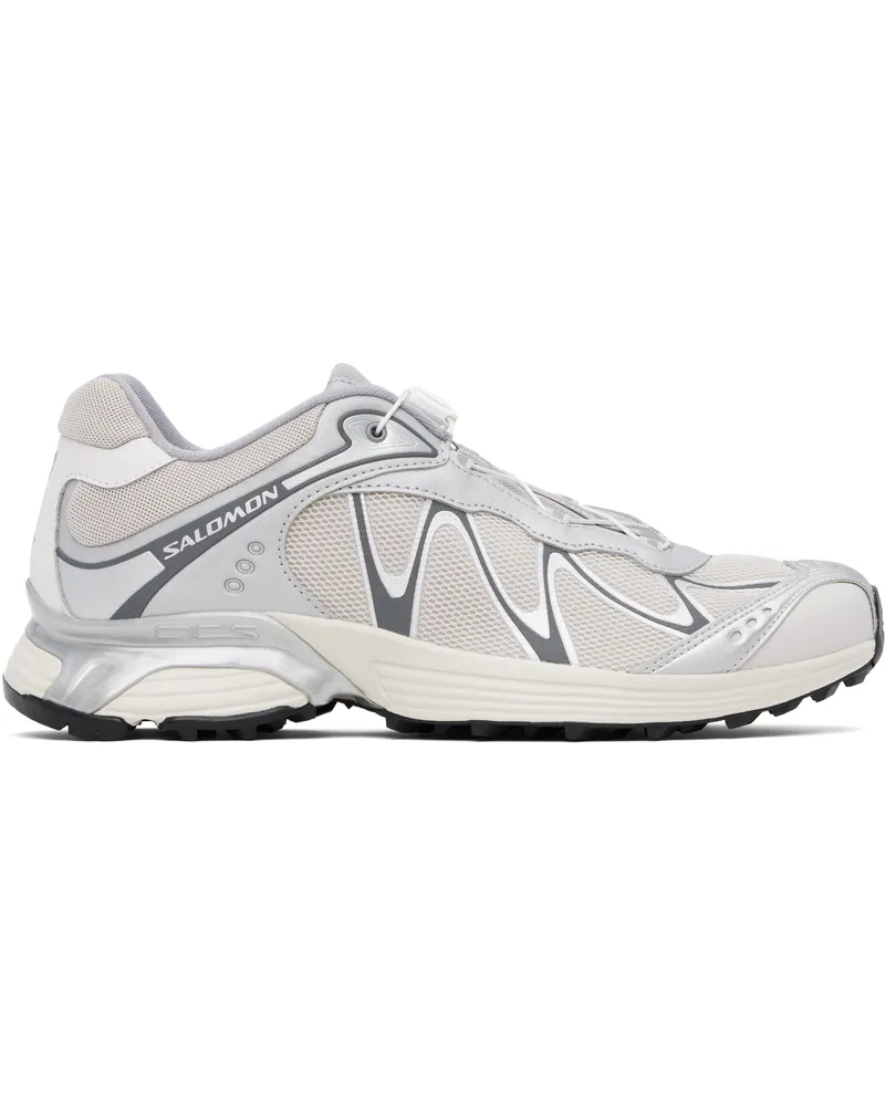 Salomon Silver & Beige XT-Whisper Sneakers Silver