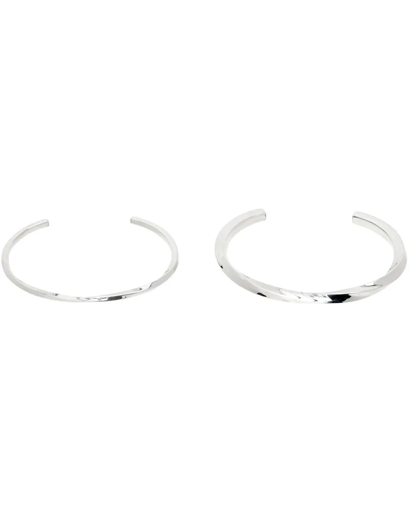 Pearls Before Swine Silver Nox Cuff Bracelet Set 925