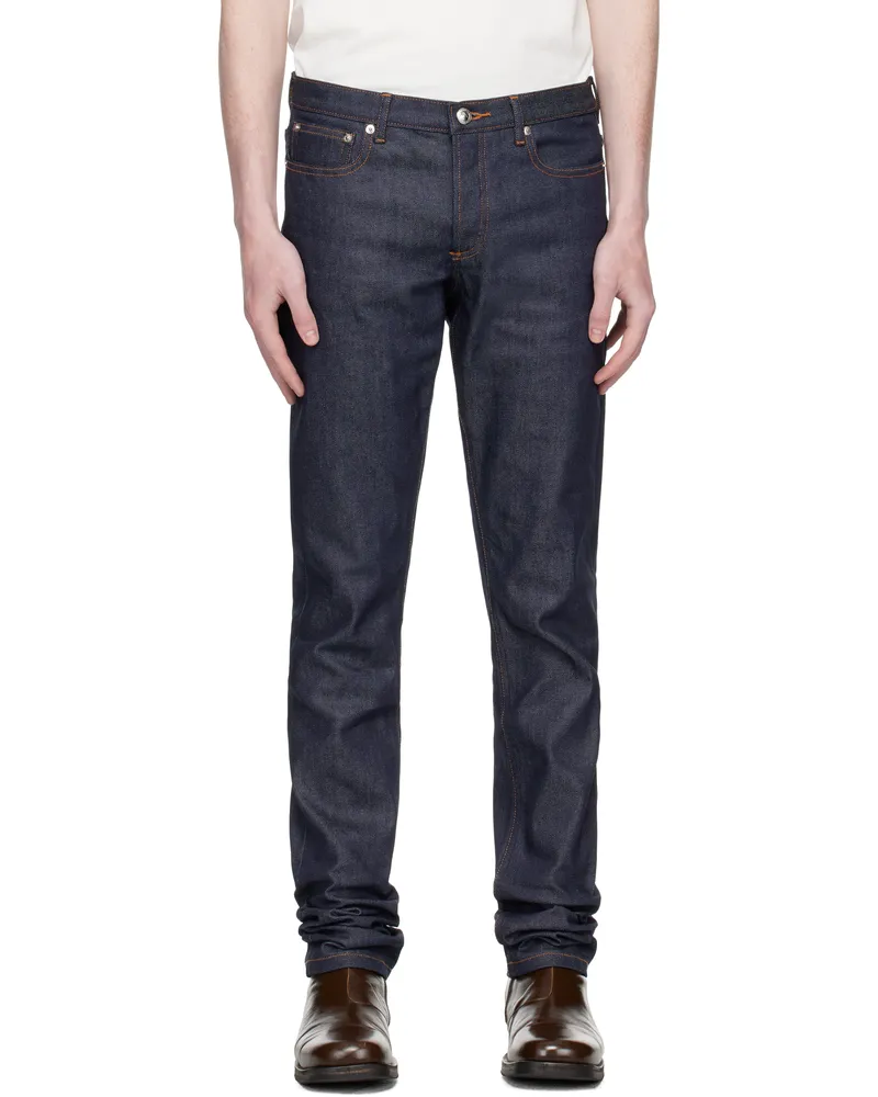 A.P.C. Navy Petit Standard Jeans Iai
