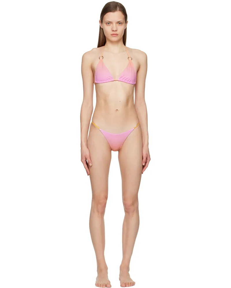 Louisa Ballou Pink Mini Ring Bikini Fianchetto