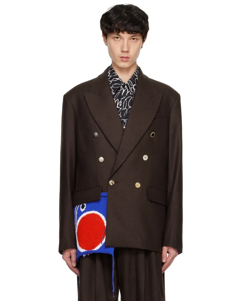 Charles Jeffrey Loverboy Brown Edinburgh Blazer Brw