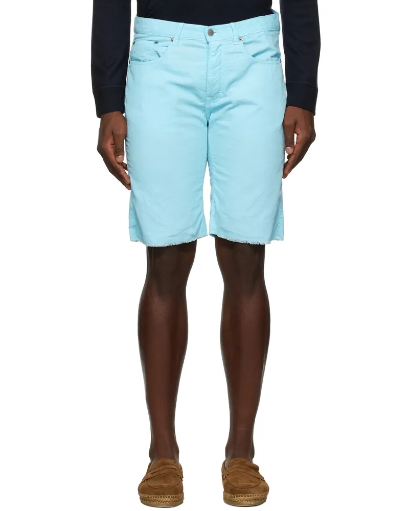 Massimo Alba Blue Alunga Shorts U598