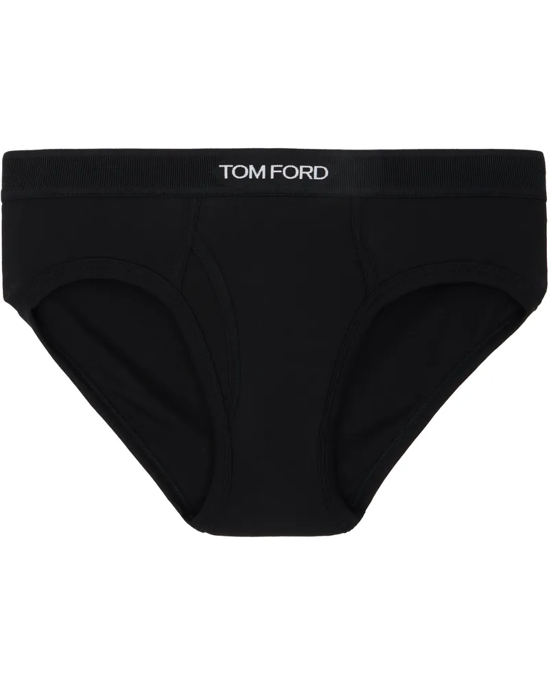 Tom Ford Black Cotton Briefs 002black