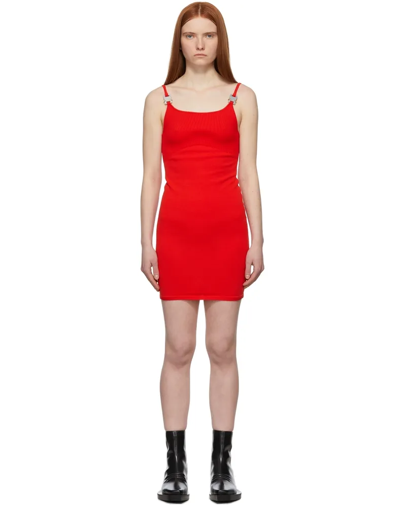 1017 ALYX 9SM Red Knit Disco Dress Red