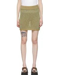 Maiden Name SSENSE Exclusive Multicolor Raven Mini Skirt Static