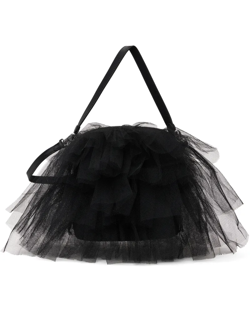 Simone Rocha Black Mini Frilly Tutu Bag Black